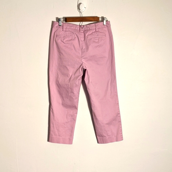 Lands' End Pink Cropped Pants, 6 - Picture 2 of 8